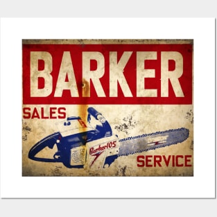 Barker Chainsaws Posters and Art